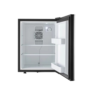 Black Mini Bar <b>Refrigerator</b> With Door Desktop Mini Bar for Home Use French German Language Available With US UK Plug Air C - Product Image 3