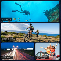 Caméra d'Action Professionnelle Anti-Secousse Ultra HD Nouvelle 4K Meilleure 1080P Étanche pour Sports de Plein Air