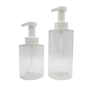 백색 플라스틱 애완 동물 몸 500ml/700ml 거품 펌프 비누 디스펜서 병 스크린 화장품 사용을 위해 빈 인쇄