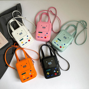 Custom Novelty Friendly Design Console Handbag Y2K Kawaii Gameboy Crossbody <b>Purse</b> Shiny PU Colorful Shoulder Ita Bag - Product Image 3