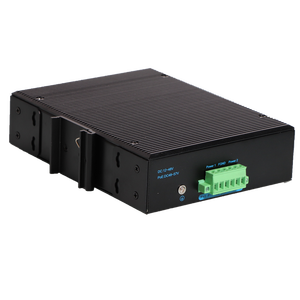 Switch PoE 8 ports sur rail DIN sans ventilateur, Full Gigabit, 2 ports SFP optiques, 8 ports Ethernet PoE, Switch réseau géré couche 2 - Product Image 3