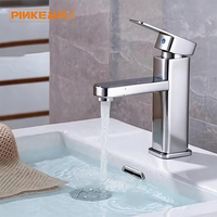 Robinet mélangeur moderne antique carré pour lavabo, en gros, pour salle de bain d'hôtel, en zinc, acier inoxydable, avec valve en céramique