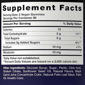 素食清真GMP认证热卖自有品牌深度睡眠软糖素食褪黑激素软糖 - Product Image 2