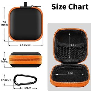 EVA Headphone Case Earphone <b>Mini</b> Storage Carrying Pouch <b>Bag</b> Earbud Storage Cases - Product Image 3