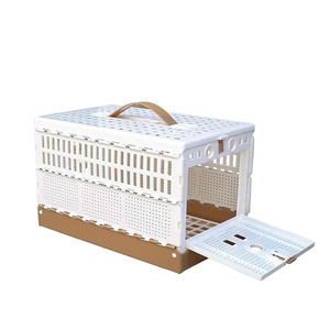 Katlanabilir plastik kuş ve güvercin seyahat taşıma kafesi evcil hayvan kuşları için eğitim ve serbest bırakma için kolay temizlenebilir - Product Image 4