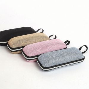 Étui de protection en EVA pour lunettes de soleil colorées pour hommes et femmes, avec fermeture éclair et cordon, vente en gros - Product Image 2