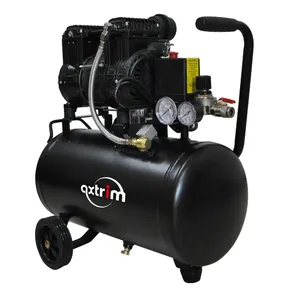 AXTRIM Portable Home Use Small Electric 8 Bar 24L High Pressure Silent Oil Free Mute Air Compressor For Car