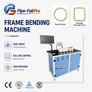 Machine de cintrage de cadre bidirectionnelle automatique CNC pour profilés aluminium, cintrage double sens pour cadres de miroir, cadres photo, caissons lumineux - Product Image 1
