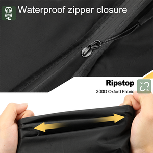 Funda para Sombrilla de Patio Basics, Tela Impermeable <span class=keywords><strong>que</strong></span> Protege Contra la Lluvia y los Rayos UV, Protección para Todas las Estaciones, Negra - Product Image 3