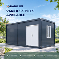 Maison conteneur préfabriquée en kit, facile à installer, respirante, avec murs en verre, design minimaliste, pour bureau, bâtiment ou salle de sport - Vente en gros