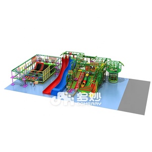 Ensemble de jeux pour enfants avec balançoire, toboggan et aire de jeux intérieure, équipement de <span class=keywords><strong>jeu</strong></span> souple pour l'activité <span class=keywords><strong>en</strong></span> <span class=keywords><strong>forêt</strong></span> - Product Image 6