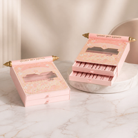 Boîte en carton rigide à double tiroir avec insert pour ensemble de pinceaux de maquillage, emballage cadeau pour outils de beauté, impression de logo sur mesure, design créatif
