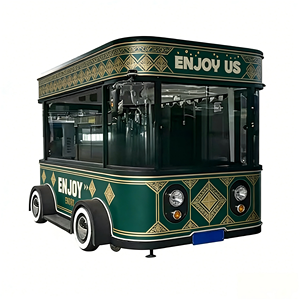 Mobile Bar Foodtruck Trailer Fully Equipped Dessert Hot Dog Ice Cream Coffee Cart Mini Fast Food Truck with Full Kitchen - Product Image 4