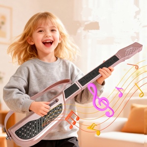 กีตาร์ไร้สายแบบพับได้ เครื่องดนตรี กีตาร์ของเล่นสำหรับเด็ก - Product Image 1