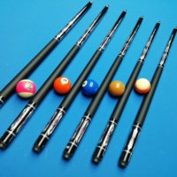 Durabilité de haute qualité personnalisée 9.5mm carbone billard billard 1/2 queue de billard bâton queue de Table