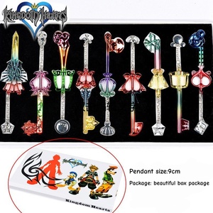 Set de Llaveros de Anime Kingdom Hearts, Llavero de Metal con Espada de Sora, Joyería de Cosplay para Regalos de Fans - Product Image 5