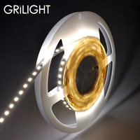Bande LED haute CRI 80 90 12V 24V 9,6W par mètre, blanc naturel SMD2835, cuivre IP65, PF>0,9, dimmable, 120 LED/m, 120 bandes lumineuses