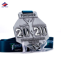 Longzhiyu Personnalisé Marathon Finisseur Médaille Logo Médailles De Sport Médaillon Antique Métal Artisanat Usine En Gros