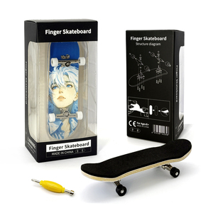 ALF.AILEFU Sport Private Label Mini <span class=keywords><strong>Finger</strong></span> <span class=keywords><strong>Skate</strong></span> Boarding Complete 5 Ply Maple <span class=keywords><strong>Tech</strong></span> <span class=keywords><strong>Deck</strong></span> Skateboard Full Set 29mm - Product Image 4