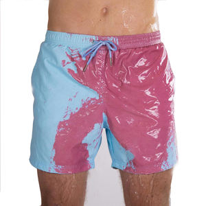 Dropshipping padre e figlio Mens Boys cambia colore Magic Beachwear costume da bagno Trunks Swim Beach Surf Board Shorts - Product Image 6