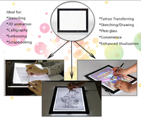 A0 A1 A2 A3 A4 Led light pad LED Dessin Écriture Tableau de traçage pour croquis
