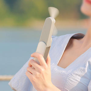 2合1可折叠风扇和移动电源-便携式手持冷却，带5000mAh充电，自定义徽标礼品 - Product Image 6