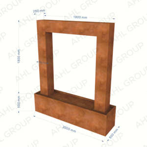 Outdoor Corten <strong>Water</strong> Fountain for <strong>Backyard</strong> Corten <strong>Water</strong> <strong>Fall</strong> for Sale - Product Image 2