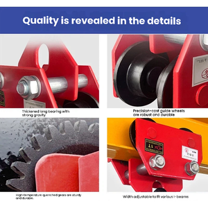 משיכה למשוך טרולי 0.5/1/2/3 טון מונורייל נסיעה i-קרן עגלה - Product Image 5