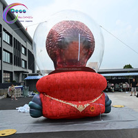 Structure gonflable de publicité unique adaptée aux besoins du client de conception extraterrestre d'horreur de bande dessinée d'Inflatables