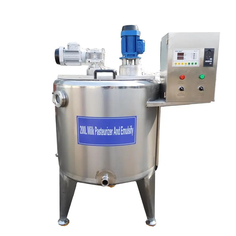 50L, 100 150 Liter Batch Milk Pasteurizer