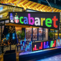 Panneau d'affichage LED à défilement RGB, application personnalisée, mots publicitaires, écran LED, bar, hôtel, magasin, enseigne ouverte, panneau numérique de destination de bus