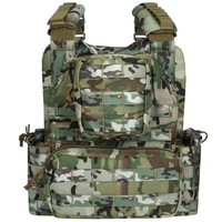 Chaleco Táctico Multifuncional ARTEX MOLLE con Liberación Rápida, Equipo de Seguridad para Entrenamiento al Aire Libre y Caza