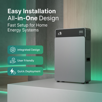 Système de batterie solaire hybride tout-en-un pour résidentiel, 4 kW de puissance, 8 kWh LiFePO4, protection intelligente BMS, montage mural, appareils électroménagers