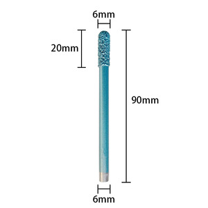 Máquina herramienta <span class=keywords><strong>CNC</strong></span> de corte al vacío, cabezal de bola de soldadura, enrutador de diamante, fresa de extremo de broca de tallado - Product Image 4