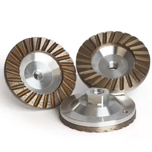 4 "Diamond Cup Slijpschijf Turbo Slijptol Met Aluminium Basis Voor Graniet Marmer Metselwerk Beton