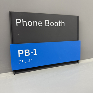 Porta Kelly Braille Plate urto tocco segnaletica luminosa segno acrilico segno di guida bordo alta luce speciale Logo Braille Prompt segno - Product Image 1