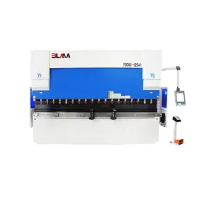 Rekabetçi fiyat cnc basın fren bükme makinesi 100T 125T 160T elektro hidrolik DA58T sistemi plaka bükme makinesi