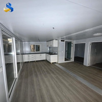Maison conteneur en acier personnalisable, moderne, extensible, respirante, 3 chambres, couleur sur mesure, 20ft/30ft/40ft, pour supermarché ou salon