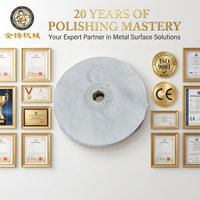 Roda Pemoles Kain Jahitan Industri - Mop Pemoles Halus Bebas Serat untuk Keran, Gagang Pintu & Casing Jam Tangan
