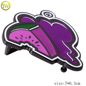 Hebilla de cinturón para mujer de diseño personalizado, herrajes de esmalte ajustables con logotipos, fundición a presión, aleación de zinc para bolsos - Product Image 2