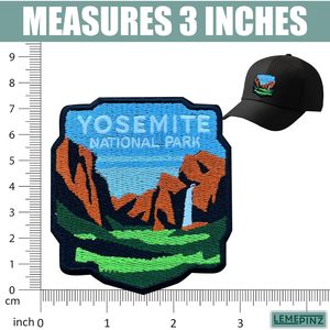 Patch brodé du parc national de Yosemite, 3 pouces, à coudre ou à repasser, pour sacs et voyages - Product Image 6