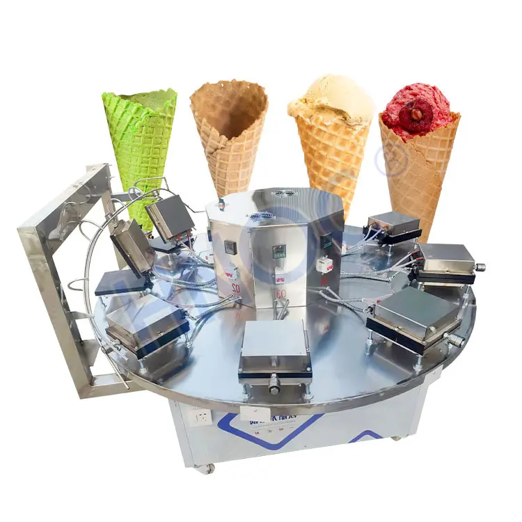 Schlussverkauf Maschine zur Herstellung von Eier Waffeln Rolle Waffel Eiscreme-Kegelherstellungsmaschine Eiskrem-Kegelhersteller