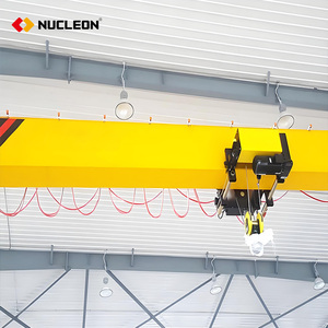 Grúa de puente monorriel de marca Nucleon, equipo de elevación de grúa aérea de haz único de 5 toneladas y 10 toneladas para fábrica - Product Image 5