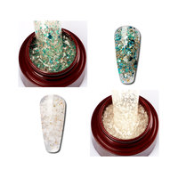 Fabricants d'ongles en gel uv CCO gel pailleté personnalisé professionnel Gel de minerai coloré