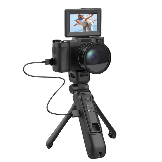 Winait Youtube Facebook Vlog 4k Digital Video Camera with 3.0'' IPS Screen Home Use Digital Video Camer
