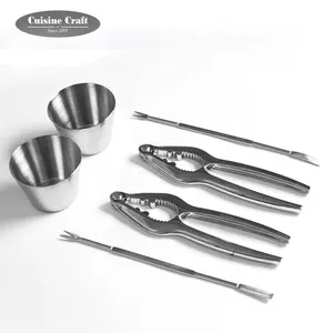 Kitchen Seafood Crab Tool Set Lobster Crab Legs Cracker Shellfish Opener Fork Eating Crab Tools