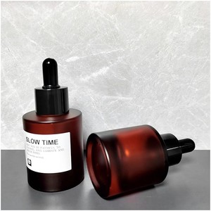 Bouteilles compte-gouttes en verre ambré de haute qualité 30ml 50ml Tubes d'emballage d'huile de massage d'huile essentielle de sérum de soin de la peau - Product Image 6