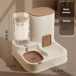 Factory Wholesale New Automatic Cat Feeder Dog Bowl Cat Bowl Two-in-one Water Dispenser Cat Bowl Pet Supplies