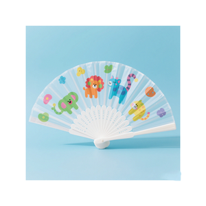 Vente en gros personnalisé plastique Hand Rave grand bois bambou ligne danse Clacker mariage clack pliant éventails blancs musique classique - Product Image 3