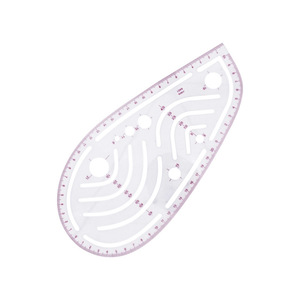 Regla curva multiusos 6401 de metal, herramienta para trazar patrones de prendas de vestir, para costura y sastrería - Product Image 4